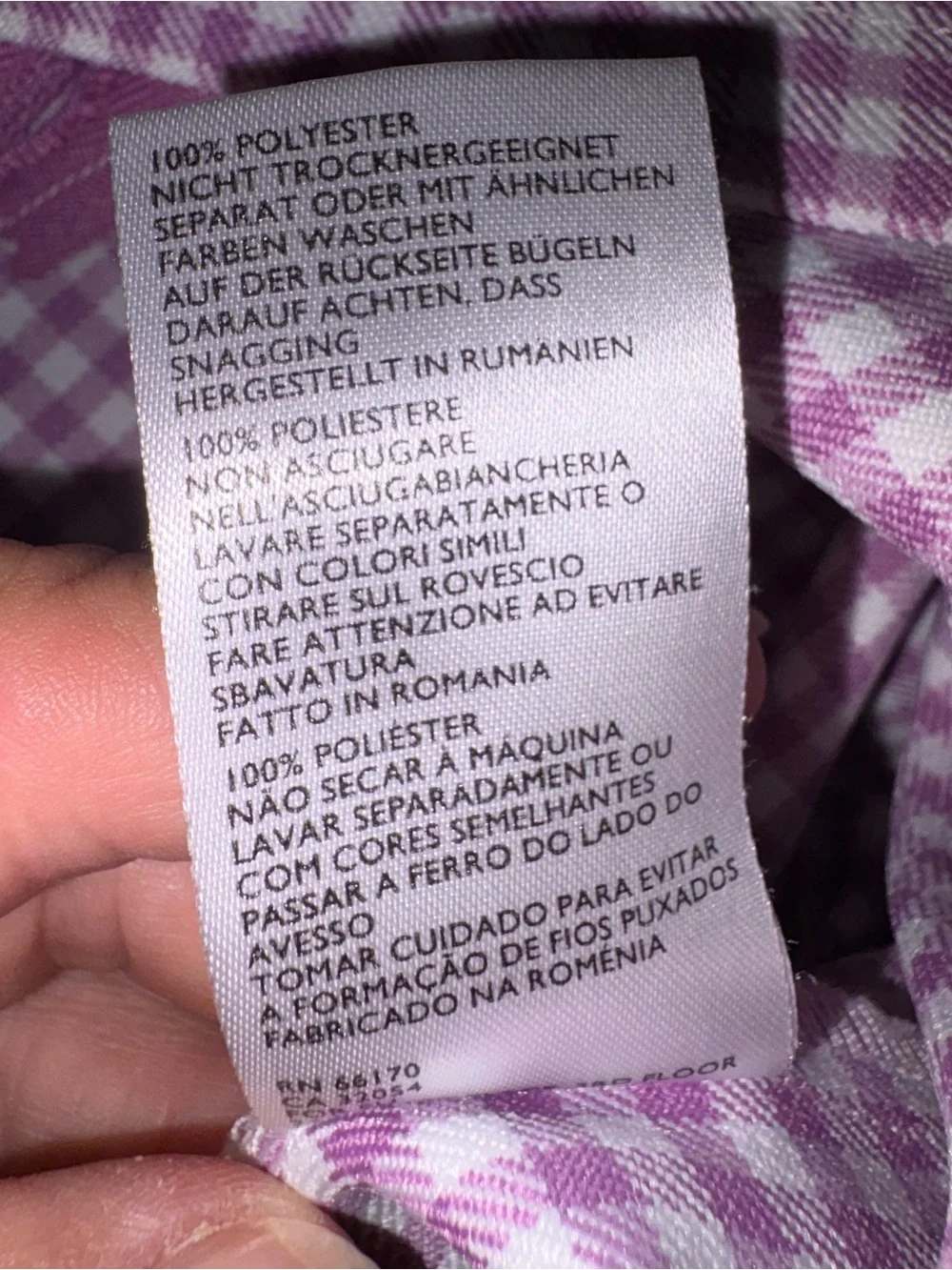 Urban Outfitters Purple Gingham Mini Skirt Size Large Cottagecore Y2K